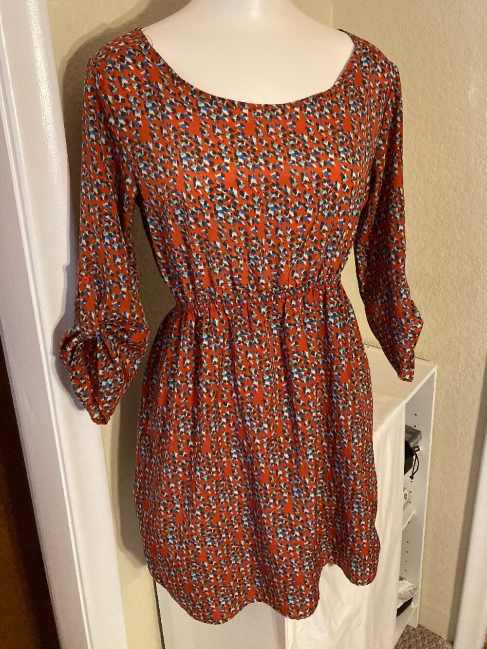 Sporano Multicolor Pattern Dress - Size Small